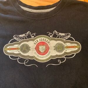 Air Jordan Cigars 1st Championship Short Sleeve T-Shirt XL